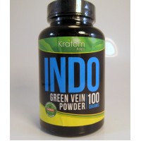 Kratom Kaps - INDO (Green Vein) Organic Powder (100grams) 	